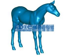 工艺品三维扫描逆向设计——马