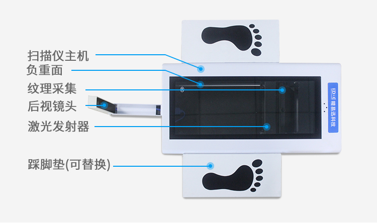 彩色足底三维扫描仪